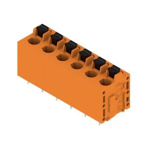 box 180 connection solder tht button push with in push 6 poles of number 50 7 mm in pitch a 24 v 600 terminal pcb