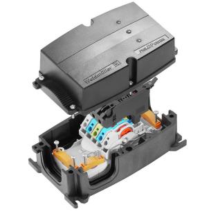fuse grp polycarbonate state complete in ip65 dc housing with strip terminal distribution energy