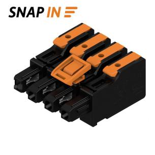 box lever with in snap 4 poles of number mm2 4 50 7 mm in pitch a 6 34 v 1000 connection wire connector pcb