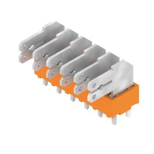 box 90 connection solder tht connection flat-blade 6 poles of number 00 5 mm in pitch a 24 v 320 terminal pcb