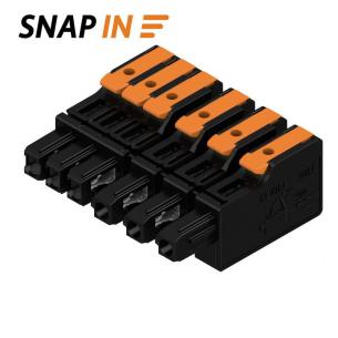 lever with in snap 6 poles of number mm 50 7 connection wire connector hybrid