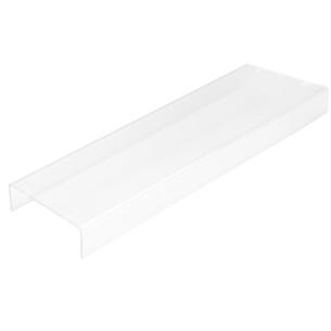 transparent pvc state installed in ip20 2000 width housing profile profile cover