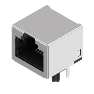 tape nickel over gold no led yes shielding connection solder thr tht 5 cat jack modular rj45 connector pcb