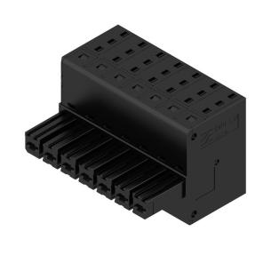 box connection tension-clamp actuator with in push 7 poles of number mm2 10 62 7 mm in pitch a 46 v 600 connection wire connector pcb