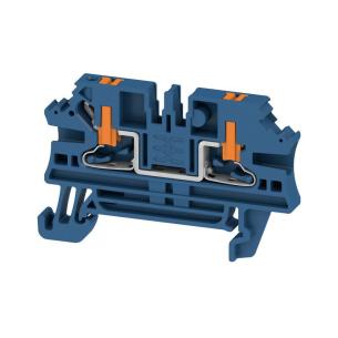 2 connections of number v 800 a 24 mm2 5 2 blue dark in push block terminal feed-through