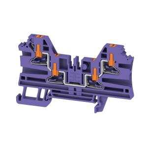 4 connections of number v 800 a 24 mm2 5 2 violet in push block terminal feed-through