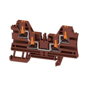4 connections of number v 800 a 24 mm2 5 2 brown in push block terminal feed-through