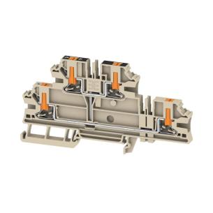 v-0 35 ts 2 levels of number 4 connections of number v 1000 mm2 4 beige dark in push terminal modular multi-tier