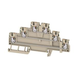 v-0 35 ts 3 levels of number 6 connections of number v 500 mm2 5 1 beige dark in push terminal modular multi-tier