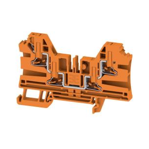 4 connections of number v 1000 a 32 mm2 4 orange in push block terminal feed-through