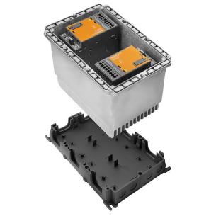 in push dc v 24 a 20 x 2 state complete in state closed in ip65 enclosure in supply power