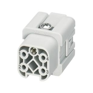 1 size installation actuator with in push 4 poles of number a 10 v 400 female connectors plug-in industry insert contact