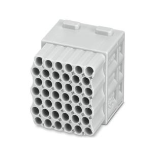 2 slots plug-in required female connection crimp 42 poles of number a 10 v 150 signal power connectors industrial for insert module
