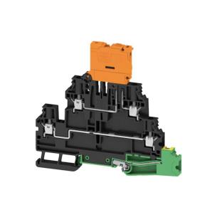 3 levels of number 5 connections of number v 500 a 28 mm2 4 black connection screw terminal test-disconnect