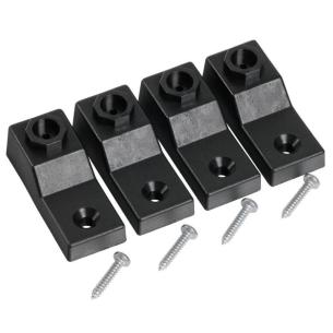 black untreated nylon mm 25 x 66 x 26 s mpp 12 s mpp 10 foot mounting housing foot mounting