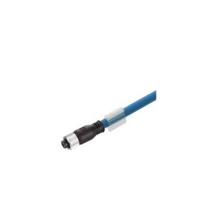 m 15 length 4 poles of number open socket straight 67 ip d-code m12 connector without end one assembled cable railway ethernet