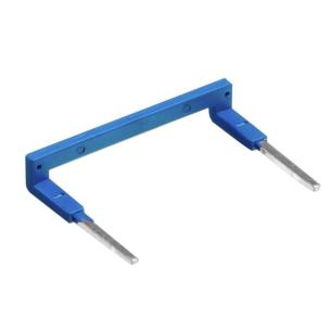 2 poles of number connection in push with sockets cubeseries for blue relay cross-connector
