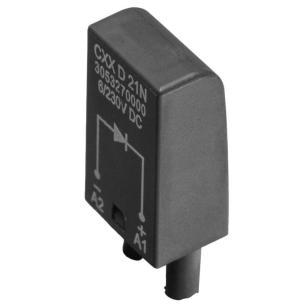 no indicator status diode free-wheeling dc v 230 6 cubeseries relay circuit suppressor protective