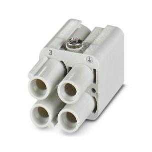 1 size installation contact crimp 3 poles of number a 40 v 400 female connectors plug-in industry insert contact