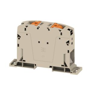 2 connections of number v 1000 a 309 mm2 150 beige dark in push block terminal feed-through