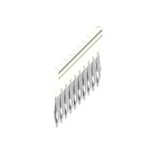 mm 7 58 width yes insulated 10 6 mm in pitch 10 poles of number a 32 white plugged terminal cross-connector