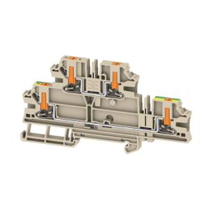 v-0 35 ts 2 levels of number 4 connections of number v 1000 mm2 4 beige dark in push terminal modular multi-tier