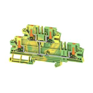 wemid v-0 2 levels of number 4 connections of number v 800 mm2 4 yellow green in push terminal pe multi-tier