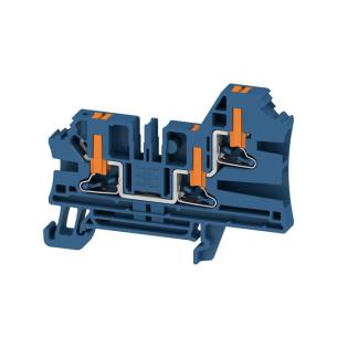 3 connections of number v 1000 a 32 mm2 4 blue dark in push block terminal feed-through