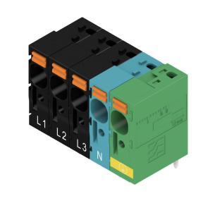 box 90 connection solder tht actuator without in push 5 poles of number mm2 6 50 7 mm in pitch a 41 v 1000 terminal pcb
