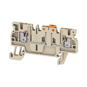 1 levels of number 2 connections of number v 400 a 10 mm2 5 1 beige dark in push terminal test-disconnect