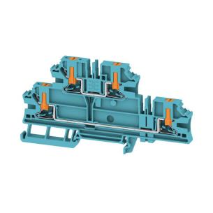 v-0 35 ts 2 levels of number 4 connections of number v 1000 mm2 4 blue dark in push terminal modular multi-tier