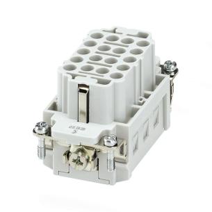 4 size installation actuator with in push 18 poles of number a 16 v 500 female connectors plug-in industry insert contact