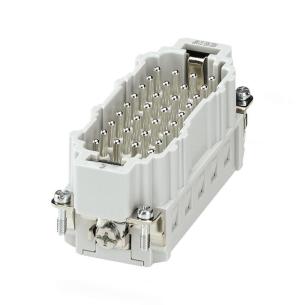 6 size installation actuator with in push 32 poles of number v 500 male connectors plug-in industry insert contact