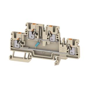 35 ts 2 levels of number 4 connections of number v 36 v 36 mm2 5 2 beige dark in push block terminal component