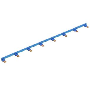 8 poles of number blue relay cross-connector