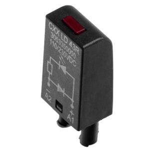 led red indicator status uc v 60 24 cubeseries relay circuit suppressor protective