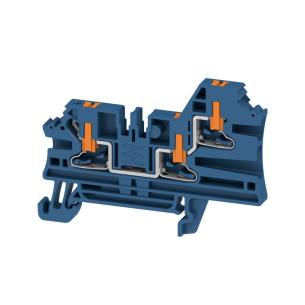 3 connections of number v 800 a 24 mm2 5 2 blue dark in push block terminal feed-through