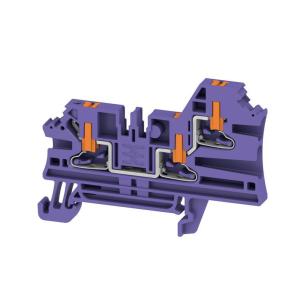 3 connections of number v 800 a 24 mm2 5 2 violet in push block terminal feed-through