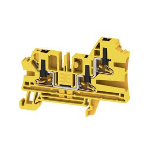 3 connections of number v 1000 a 32 mm2 4 yellow black in push block terminal feed-through