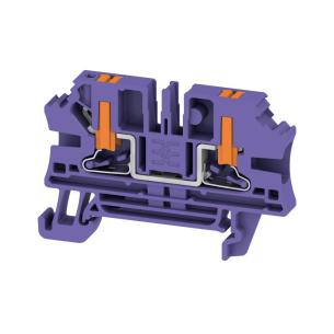 2 connections of number v 1000 a 32 mm2 4 violet in push block terminal feed-through