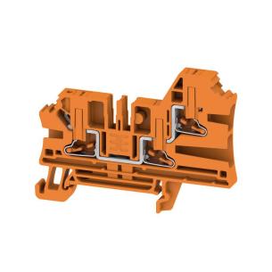 3 connections of number v 1000 a 32 mm2 4 orange in push block terminal feed-through