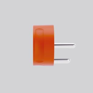 mm 18 kun orange 250v 13a jord dansk med stikprop flad ultra k norm