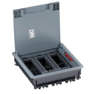 gulv vet h plast modul 24 g l med horisontal gulvboks