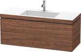 d valn 1200x480mm vaskeskab gmonteret v c-bonded l-cube duravit