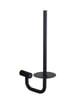 sort mat toiletrulleholder reserve vaerk