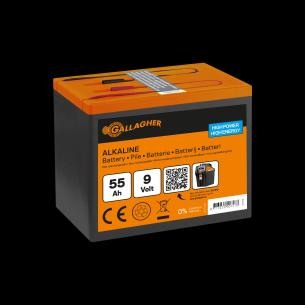 160x110x115mm - 55ah 9v alkaline batteri powerpack gallagher