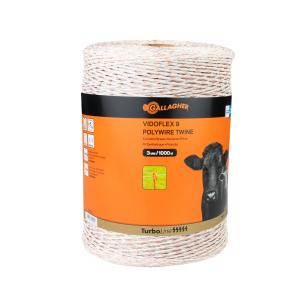 snoet 1000m hvid turboline 9 vidoflex gallagher
