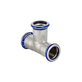 mm 108 t-stykke rustfri mapress geberit