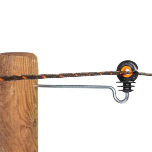 100 18cm skrue m xdi-ringisolator afstandsholder gallagher
