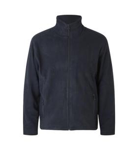 6xl navy mikrofleece cardigan